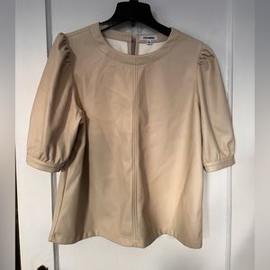 Steve Madden Leather Blouse